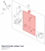 Diagram preview: Rep-kit brake caliper rear (A56013081044)