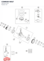 Diagram preview: CONROD BOLT (90630015001)