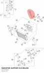 Diagram preview: RADIATOR SUPPORT R/S BELOW (90103006001)