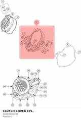 Diagram preview: CLUTCH COVER CPL. (A48030001044)