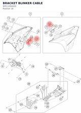 Diagram preview: BRACKET BLINKER CABLE (90511094000)