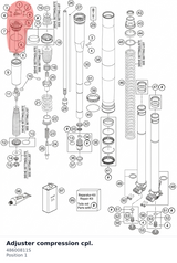 Diagram preview: Adjuster compression cpl. (48600811S)