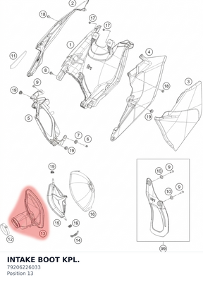 Diagram preview: INTAKE BOOT KPL. (79206226033)