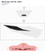 Diagram preview: Decal Set 125 SX  2021 (79108198001)