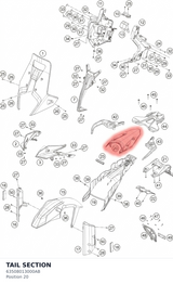 Diagram preview: TAIL SECTION (63508013000AB)