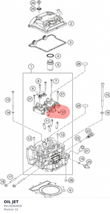 Diagram preview: OIL JET (90130064000)