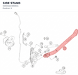Diagram preview: SIDE STAND (63503223000C1)