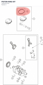 Diagram preview: PISTON RING KIT (C64630031044)