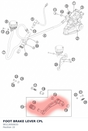 Diagram preview: FOOT BRAKE LEVER CPL (90113050033)