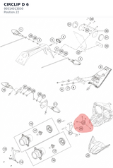 Diagram preview: CIRCLIP D 6 (90514013030)