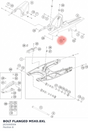 Diagram preview: BOLT FLANGED M5X0.8XL (J025050504)