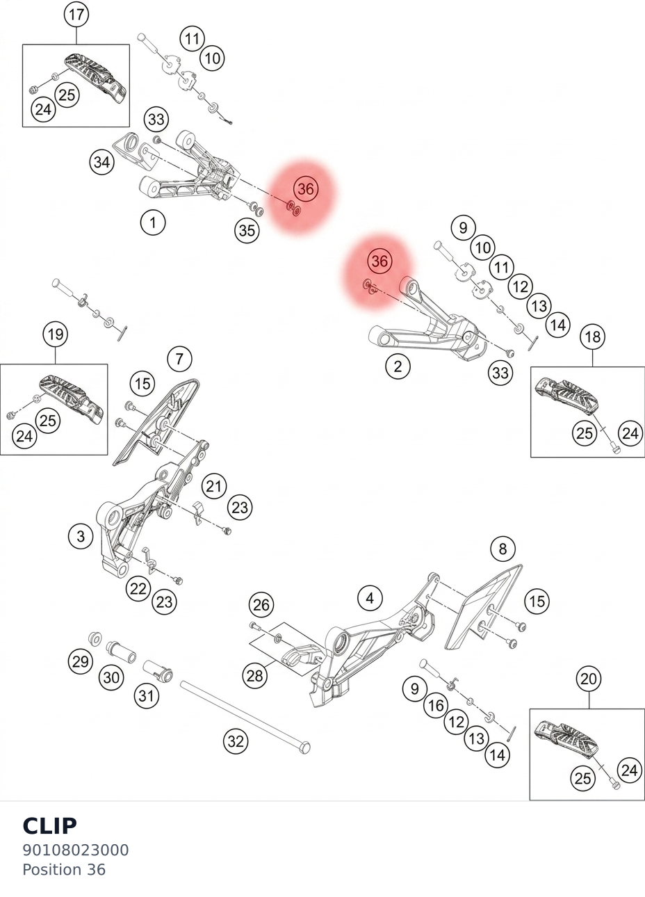 Diagram preview: CLIP (90108023000)