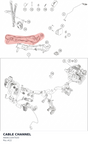 Diagram preview: CABLE CHANNEL (A60611047020)