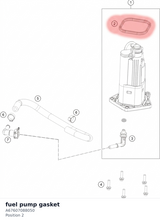 Diagram preview: fuel pump gasket (A67607088050)