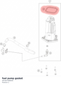 Diagram preview: fuel pump gasket (A67607088050)