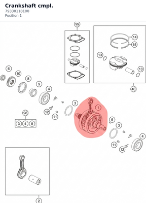 Diagram preview: Crankshaft cmpl. (79330118100)