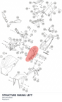 Diagram preview: STRUCTURE FARING LEFT (94514010000)