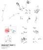Diagram preview: BRACKET PART 1 (A13011043010)