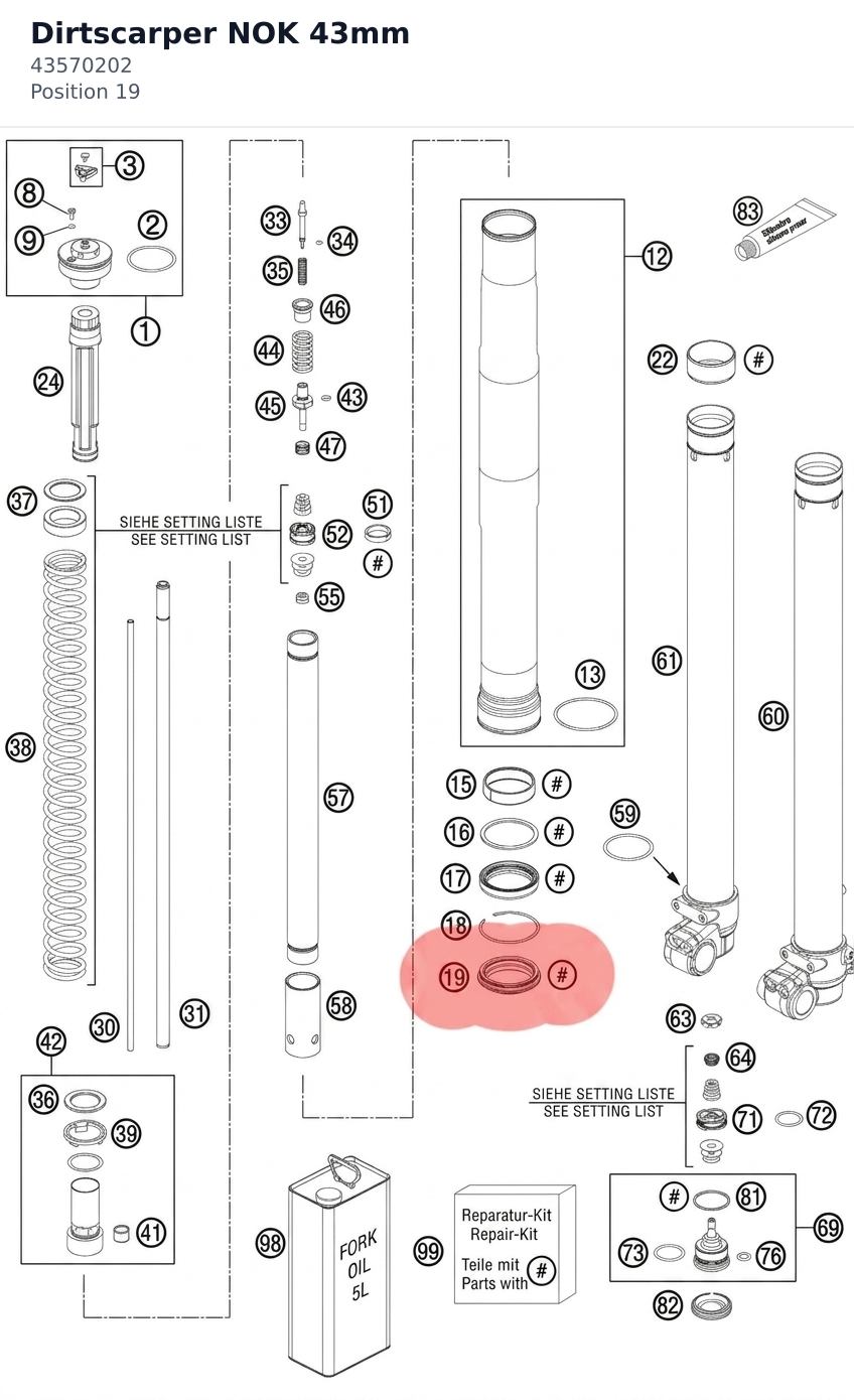 Diagram preview: Dirtscarper NOK 43mm (43570202)