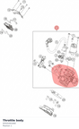 Diagram preview: Throttle body (93541001000)