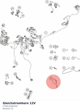 Diagram preview: Gleichstromhorn 12V (C76011060100)