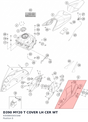 Diagram preview: D390 MY20 T COVER LH CER WT (93008050033AB)