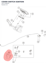 Diagram preview: COVER SWITCH IGNITION (94511068000)