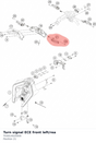 Diagram preview: Turn signal ECE front left/rea (T03014025000)