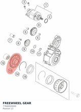 Diagram preview: FREEWHEEL GEAR (77840020000)
