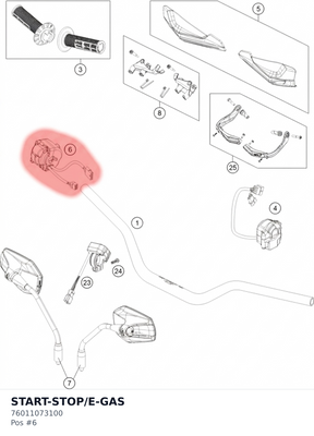 Diagram preview: START-STOP/E-GAS (76011073100)