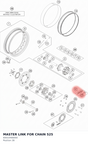 Diagram preview: MASTER LINK FOR CHAIN 525 (60010466000)
