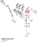 Diagram preview: SHIM D=8,9/1,88 (C77036035188)