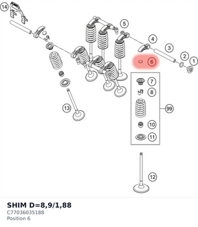Diagram preview: SHIM D=8,9/1,88 (C77036035188)