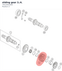 Diagram preview: sliding gear 3./4. (79533003000)