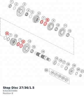 Diagram preview: Stop Disc 27/36/1.5 (63533033000)