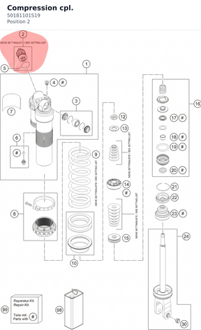 Diagram preview: Compression cpl. (50181101S19)