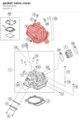 Diagram preview: gasket valve cover (79536053000)