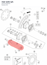 Diagram preview: rear axle cpl. (A41010185044)
