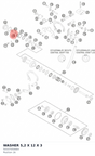 Diagram preview: WASHER 5,2 X 12 X 3 (50337050064)
