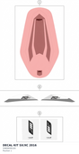 Diagram preview: DECAL KIT SX/XC           2016 (54808099100)