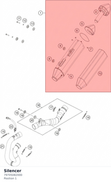 Diagram preview: Silencer (79705082000)