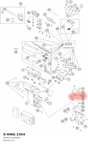Diagram preview: O-RING 23X4 (0036012340000)