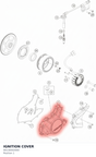 Diagram preview: IGNITION COVER (90130002000)