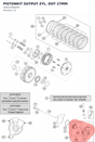 Diagram preview: PISTONKIT OUTPUT ZYL. DOT 27MM (26632066000)