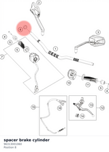 Diagram preview: spacer brake cylinder (96313001060)