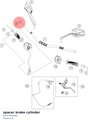 Diagram preview: spacer brake cylinder (96313001060)