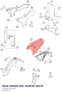 Diagram preview: REAR FENDER AKF, PAINTED WHITE (7670801310028A)