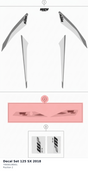 Diagram preview: Decal Set 125 SX 2018 (79008198001)