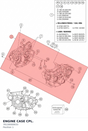 Diagram preview: ENGINE CASE CPL. (78130000033)
