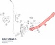 Diagram preview: SIDE STAND S (63503323000C1)